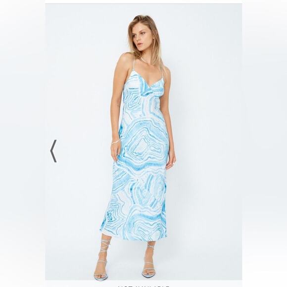 Suboo Agate Slip Dress in Blur Multi - Picture 1 of 10